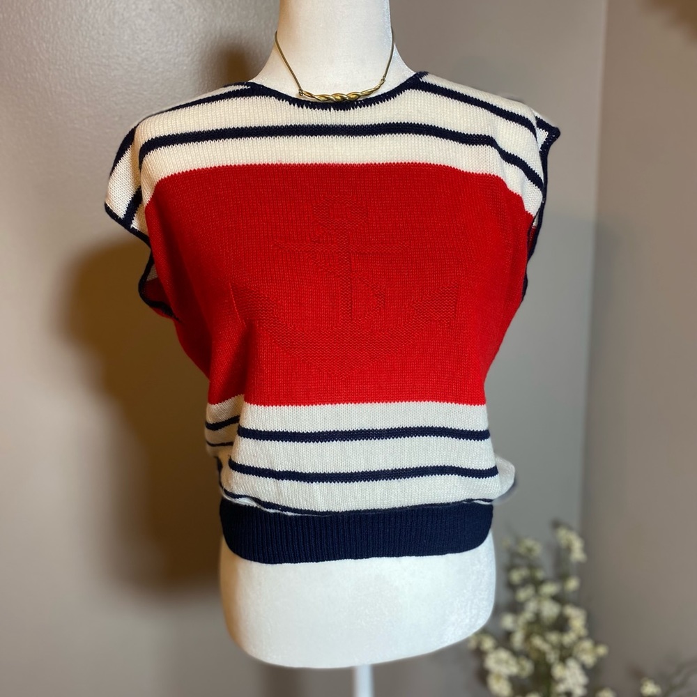 Nautical prep sweater